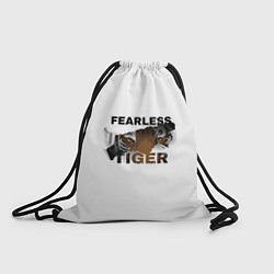 Рюкзак-мешок Fearless tiger, цвет: 3D-принт