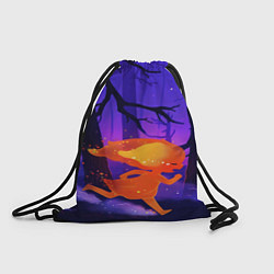 Рюкзак-мешок Девочка огонек, цвет: 3D-принт