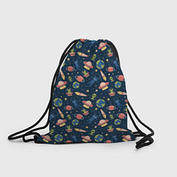 Рюкзак-мешок Космические будни, цвет: 3D-принт