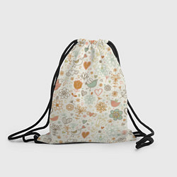 Рюкзак-мешок Весна, цвет: 3D-принт