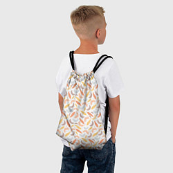 Рюкзак-мешок Перьевой вальс, цвет: 3D-принт — фото 2