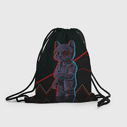 Рюкзак-мешок CAT, цвет: 3D-принт