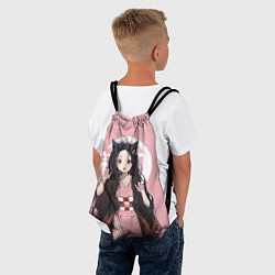 Рюкзак-мешок Nezuko, цвет: 3D-принт — фото 2