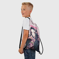 Рюкзак-мешок Nezuko, цвет: 3D-принт — фото 2