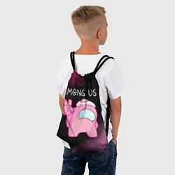 Рюкзак-мешок AMONG US - Милота, цвет: 3D-принт — фото 2