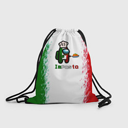 Рюкзак-мешок Among Us Impasta, цвет: 3D-принт