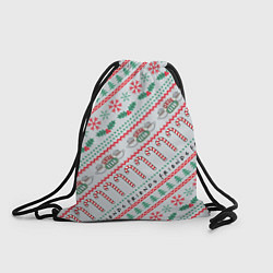 Рюкзак-мешок Friends Новогодний с конфетами, цвет: 3D-принт