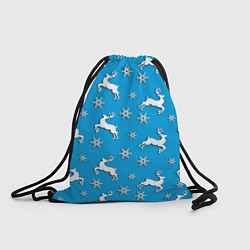 Рюкзак-мешок ПАТТЕРН ОЛЕНИ, цвет: 3D-принт