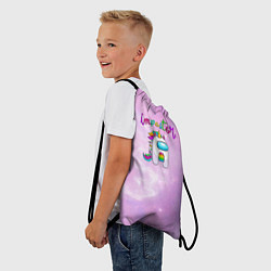 Рюкзак-мешок Impostor Unicorn, цвет: 3D-принт — фото 2