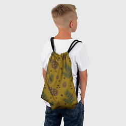 Рюкзак-мешок Сибирские шишки, цвет: 3D-принт — фото 2