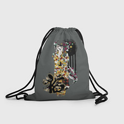 Рюкзак-мешок Гейша, цвет: 3D-принт