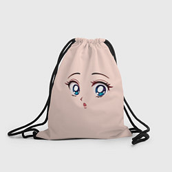 Рюкзак-мешок Surprised anime face, цвет: 3D-принт