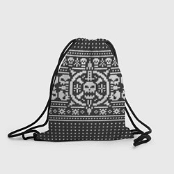 Рюкзак-мешок Свитер с черепами, цвет: 3D-принт