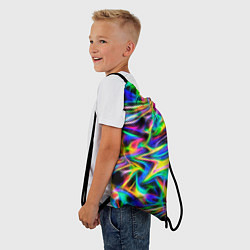 Рюкзак-мешок Космическая хризонтема, цвет: 3D-принт — фото 2