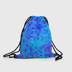 Рюкзак-мешок Зимние Пиксили, цвет: 3D-принт