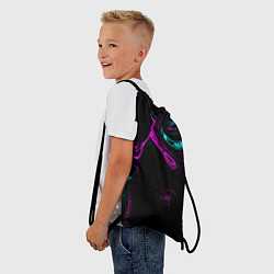 Рюкзак-мешок Glitch, цвет: 3D-принт — фото 2