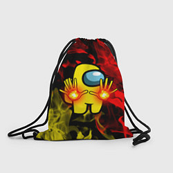 Рюкзак-мешок Маг огня Among us, цвет: 3D-принт