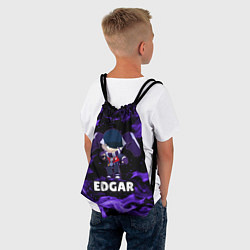 Рюкзак-мешок BRAWL STARS EDGAR цвета 3D-принт — фото 2