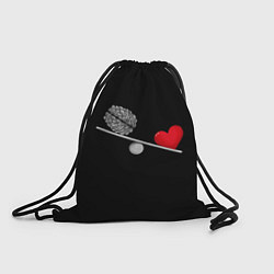 Рюкзак-мешок Слушай Сердце, цвет: 3D-принт