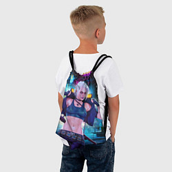 Рюкзак-мешок Cyberpunk 2077 Цири, цвет: 3D-принт — фото 2