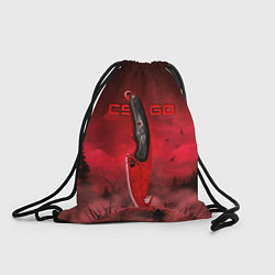 Рюкзак-мешок CS GO Crimson Web Gut Knife, цвет: 3D-принт