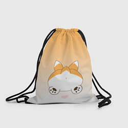 Рюкзак-мешок Попа корги милота, цвет: 3D-принт