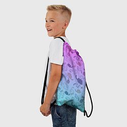 Рюкзак-мешок Котики в полете, цвет: 3D-принт — фото 2