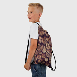 Рюкзак-мешок Бревна, цвет: 3D-принт — фото 2