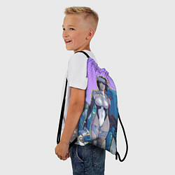 Рюкзак-мешок МОТОКО КУСАНАГИ, цвет: 3D-принт — фото 2