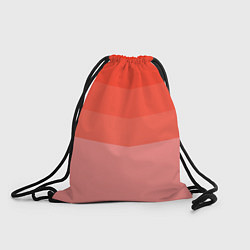 Рюкзак-мешок Персиковый Градиент, цвет: 3D-принт