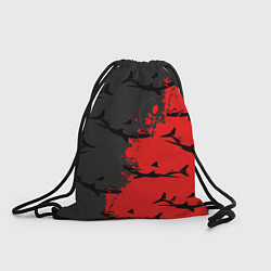 Рюкзак-мешок Акулы, цвет: 3D-принт
