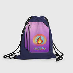 Рюкзак-мешок Словно огонь !!!, цвет: 3D-принт