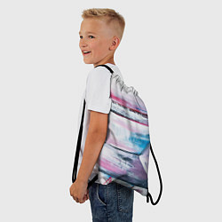 Рюкзак-мешок Цветные мелки, цвет: 3D-принт — фото 2