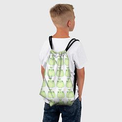 Рюкзак-мешок Лягушки-росточки, цвет: 3D-принт — фото 2
