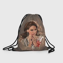 Рюкзак-мешок Lana del rey, цвет: 3D-принт