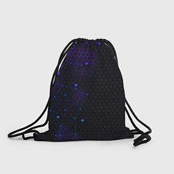 Рюкзак-мешок СОТЫ НЕОН - ГЕОМЕТРИЯ, цвет: 3D-принт