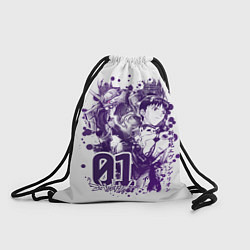 Рюкзак-мешок Евангелион, EVA 01, цвет: 3D-принт