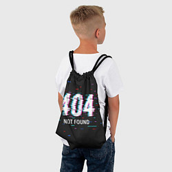 Рюкзак-мешок Глитч 404, цвет: 3D-принт — фото 2