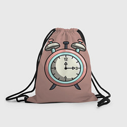Рюкзак-мешок Clock, цвет: 3D-принт