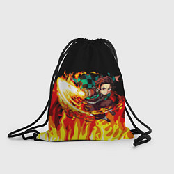 Рюкзак-мешок ТАНДЖИРО, цвет: 3D-принт