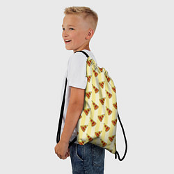 Рюкзак-мешок Кусочки Пиццы, цвет: 3D-принт — фото 2