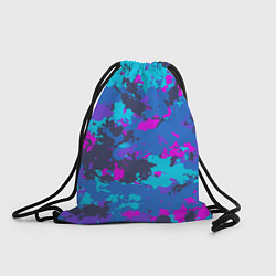 Рюкзак-мешок Неоновые краски, цвет: 3D-принт