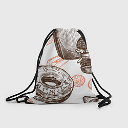 Рюкзак-мешок Вкусности, цвет: 3D-принт
