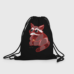 Рюкзак-мешок Сердитый енотик, цвет: 3D-принт