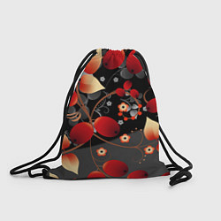 Рюкзак-мешок Ягодная роспись, цвет: 3D-принт