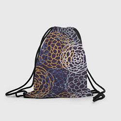 Рюкзак-мешок Текстура японские узоры, цвет: 3D-принт