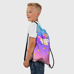 Рюкзак-мешок Единорог Звездочка, цвет: 3D-принт — фото 2