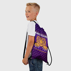 Рюкзак-мешок Awesome Тигр lion like, цвет: 3D-принт — фото 2
