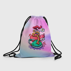 Рюкзак-мешок Совместимость замка и ключа, цвет: 3D-принт