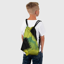 Рюкзак-мешок Черные дыры, цвет: 3D-принт — фото 2